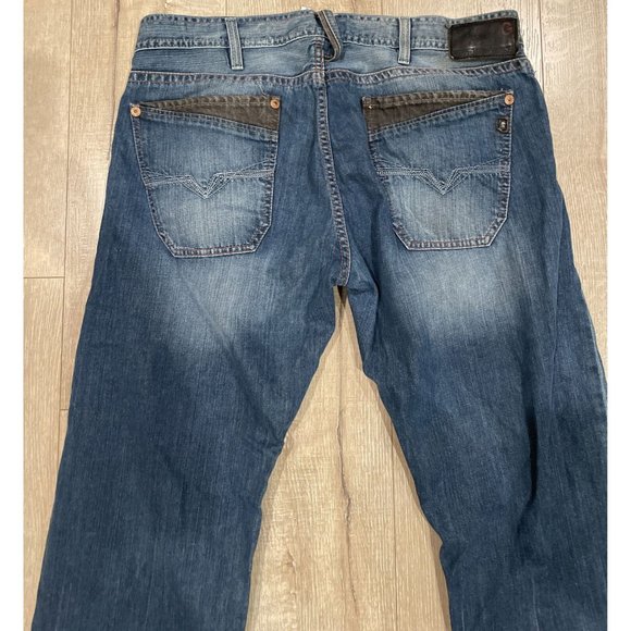 GUESS Jeans Men’s 38 Rebel Straight Leg 100% Cotton Low Rise Denim Size 36x31 - Picture 6 of 7